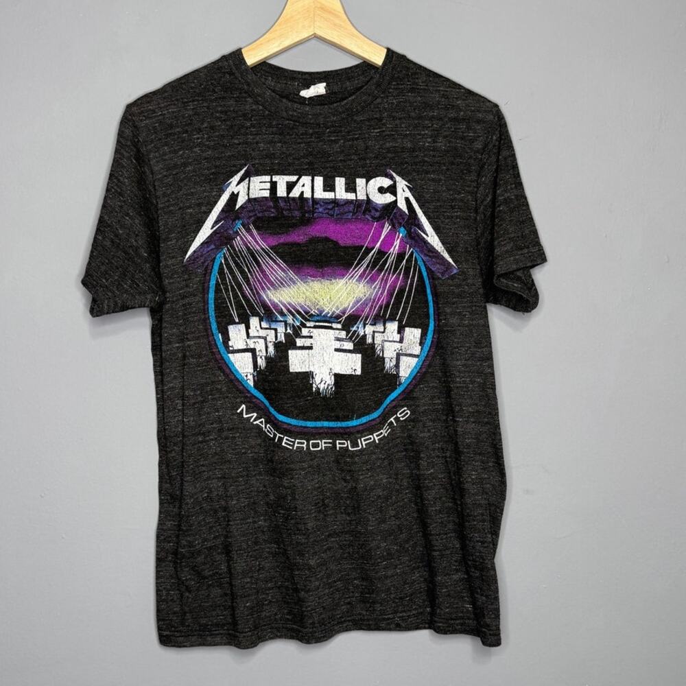Metallica Album Art Shirt Grayish/Black Size: Medium